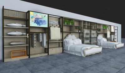 现代家纺店3D模型下载